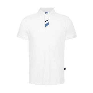 Manches courtes à séchage rapide pour hommes pour polo Tissu jersey confort toute la journée avec col et poignets en tricot plat OEM/ODM accepté - Product Image 1