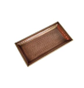 ถาดทองแดงใส่ช็อคโกแลตถาดเสิร์ฟทองแดงทรงสี่เหลี่ยมสไตล์คลาสสิกถาดทองแดงชุบทองแดงสำหรับเสิร์ฟ - Product Image 5