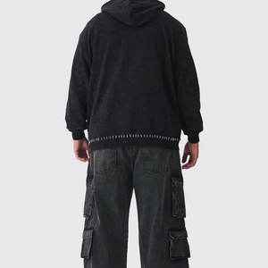 Sudadera con Capucha Extra Grande para Hombre, Precio Económico al por Mayor, Material de Algodón Grueso, Hecha para Venta en Línea - Product Image 2