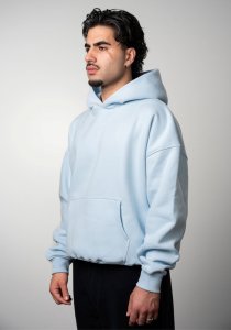 Blank Oversized Hoodie premium 100% Cotton Wholesale Blank Oversized Hoodie Unisex Heavyweight <b>Streetwear</b> - Product Image 4