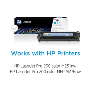 Cartouche de toner cyan originale HP 131A pour imprimante LaserJet avec puce CF211A, cartouche de toner HP 131A, cartouche de toner HP CF211A - Product Image 4