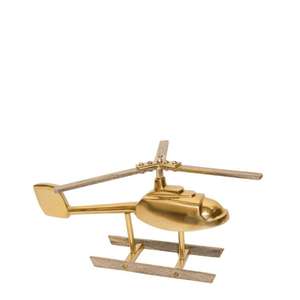 Golden Helicopter Model Luxury Modern Home Decor Promotional <b>Novelty</b> <b>Gift</b> Items Decorative Helicopter Aircraft Model Decoration - Product Image 1