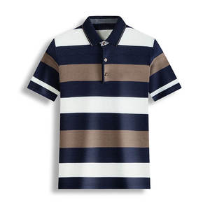 Camisetas Polo de manga corta de talla grande de secado rápido para hombre de alta calidad, camisetas de punto de jersey personalizadas al por mayor, camisetas elegantes informales sólidas - Product Image 1