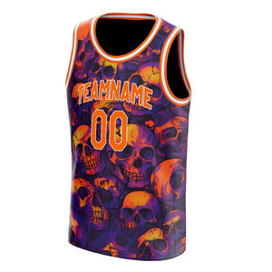 Concevez votre propre uniforme de basket-ball 100% polyester dernier style meilleure qualité ensemble d'uniformes de basket-ball Sublimation basket-ball - Product Image 3