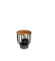 Brûleur de Bakhoor Tendance en Métal, Bois de Santal, Écologique, Biologique, Durable, Encens Indien pour la Maison, le Salon, le Bureau, les Lieux Religieux