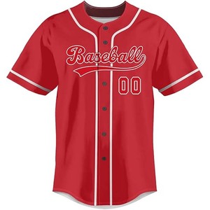 Uniforme de Béisbol Personalizado, 100% Poliéster, Transpirable, Absorbente de Humedad, Bordado, Impresión Digital, Elástico en Cuatro Direcciones, Logotipos Personalizados - Product Image 3