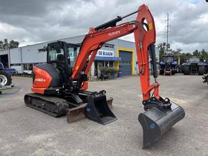 Mini pelle sur chenilles d'occasion bon marché Kubota KX060-5 mini pelle à vendre - Product Image 6