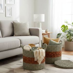 Cesta NAWA, Artesanía en Corteza de Árbol de Plátano - Product Image 5