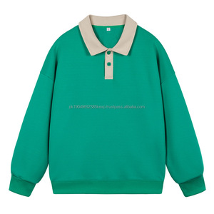 Suéter de Cuello Polo de Manga Larga para Hombre de Alta Calidad, Jersey de Moda, Camiseta Polo, Talla Grande, Antiarrugas, Camisetas Polo Personalizadas - Product Image 4