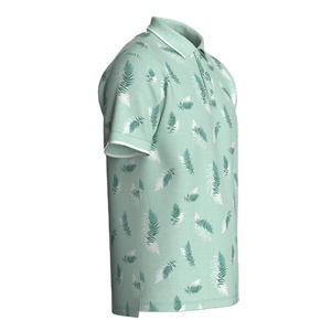 Polo de botón de alto estiramiento personalizado de nuevo fabricante, camisetas de polo de golf con impresión de sublimación transpirable para hombre - Product Image 1