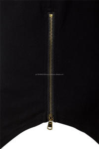 T-shirt avec fermeture éclair latérale tee shirt blanc hip hop t-shirts vierge 100% coton chemise homme vente en gros - Product Image 3