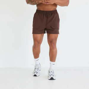 Vente en gros de shorts de plage XS personnalisés pour hommes de haute qualité 100% polyester respirant maille décontracté imprimé design logo short de survêtement en coton - Product Image 4