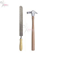 Kit d'outils de ferrage pour chevaux, instruments vétérinaires réutilisables en acier inoxydable, pour le toilettage et l'entretien des sabots, pince à sabots, râpe, durable