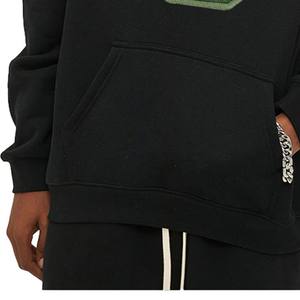 เสื้อฮู้ดดี้ปักลายเชนิลล์สำหรับผู้ชายแบบใหม่ ผ้าฝ้าย 100% สั่งทำพิเศษ ป้องกันรอยยับ ระบายอากาศได้ดี เป็นมิตรกับสิ่งแวดล้อม คุณภาพสูง แบบยาว - Product Image 4