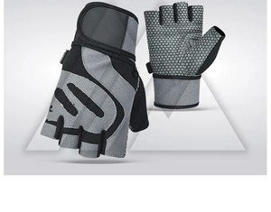 ถุงมือหนังใส่ได้ทั้งชายและหญิงถุงมือออกกำลังกายเล่นกีฬาออกกำลังกายปรับแต่งได้แฟชั่นใหม่น้ำหนัก - Product Image 5