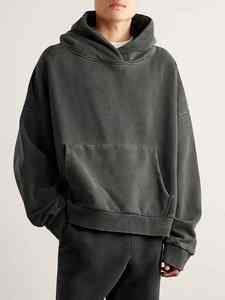 Sweat-shirts à capuche imprimés pour hommes, confortables, 100% coton, surdimensionnés, doublés de polaire, écologiques, numériques - Product Image 3