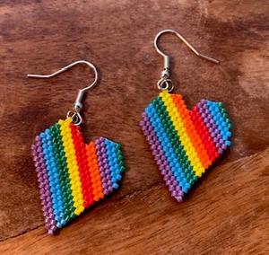 Pendientes de Botón Bordados, Pendientes Hechos a Mano con Cuentas, Joyería Festiva para Mujer al Mejor Precio - Product Image 3