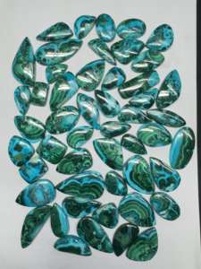 100% Natural crisocola malaquita cabujón lote al por mayor piedras preciosas sueltas para la fabricación de joyas - Product Image 3