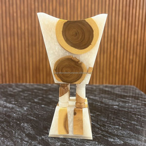 Brûleur de Bakhoor élégant en résine et en bois de meilleure qualité pour l'aromathérapie religieuse et domestique faite à la main d'Inde - Product Image 4