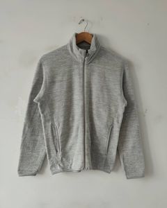 Sudadera unisex con logotipo bordado personalizado e impresión digital, chaqueta de lana con cremallera completa de algodón 100%, estilo de invierno, venta al por mayor - Product Image 1