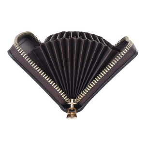 Cartera de Cuero para Hombre de Alta Gama, Diseño Único, Cuero Genuino, Forro de Poliéster, Cierre de Cremallera Impermeable, Larga Duración - Product Image 5