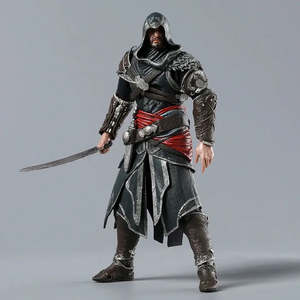 Nouvelle figurine articulée Ezio d'Assassin's Creed, modèle de jouet militaire personnalisé avec design OEM pour emballage décoratif en boîte - Product Image 4