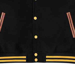 เสื้อแจ็คเก็ตคอตั้งสำหรับผู้ชายเสื้อแจ็คเก็ตหนังมีแขนและกระเป๋าทำจากหนังสินค้ามาใหม่ - Product Image 4