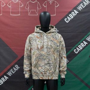 เสื้อฮู้ดผู้ชายแบบสวมหัวครึ่งซิป FLEX น้ำหนักเบา ระบายอากาศได้ดี พิมพ์ลายต้นไม้ดิจิทัลทั้งตัว ลายพรางสำหรับล่าสัตว์ ผลิตจากโพลีเอสเตอร์ 100% เหมาะสำหรับใส่ในฤดูหนาว - Product Image 2