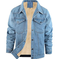 Chaqueta Vaquera Casual de Hombre para Otoño/Invierno, Color Sólido, Corte Holgado, Logotipo Frontal, Transpirable, de Secado Rápido, Personalizable, Prenda Exterior de Alta Calidad