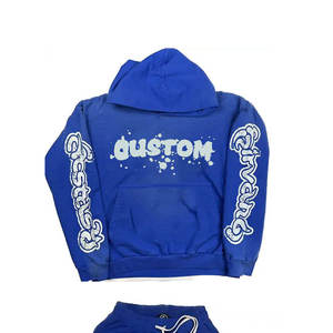 Survêtement personnalisé dtg dtf pour hommes, vêtements d'entraînement sportif, tenue de gym en gros, vêtements de jogging et de course, ensemble d'entraînement à la mode - Product Image 3