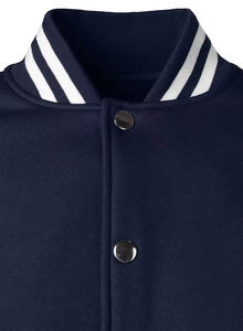 Chaqueta Universitaria de Lana con Mangas de Cuero, Chaqueta Acolchada Transpirable de Algodón, Chaqueta de Invierno Personalizada para Hombre - Product Image 4