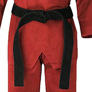 Ropa deportiva para jóvenes y adultos, Taekwondo uniforme de teñido liso, traje de Karate de Judo, tela estirada de algodón y poliéster para Wado Kendo - Product Image 3
