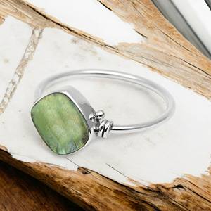 Gran Venta de piedras preciosas de labradorita Natural de buena calidad, anillo con forma de cojín de Plata de Ley 925, joyería hecha a mano, proveedor mayorista - Product Image 2