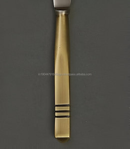 Couteau à dîner à poignée de conception de doublure faite à la main antique à un prix abordable - Product Image 2