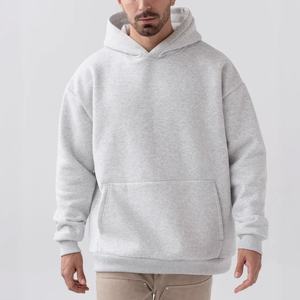 Vente à chaud de sweats à capuche surdimensionnés pour hommes vêtements d'extérieur de haute qualité de qualité supérieure avec confort solide sweats à capuche surdimensionnés de confort solide - Product Image 4