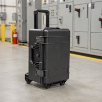 Kit d'outils manuels robustes, valise en plastique rigide avec roulettes - IP67 Étanche, OEM/ODM Personnalisable, boîte à outils antichoc