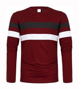 Camiseta Deportiva de Manga Larga para Hombre, 100% Algodón, Transpirable, de Secado Rápido, para Gimnasio, Entrenamiento, Personalizable, de Alta Calidad - Product Image 1