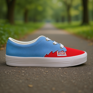 Zapatillas de Skateboarding Qiniso - Azul/Rojo - Product Image 3