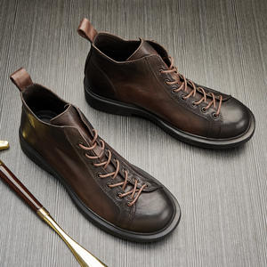Chaussures de ville en cuir de porc de haute qualité avec revêtement imperméable et semelle intérieure souple pour hommes - Product Image 5