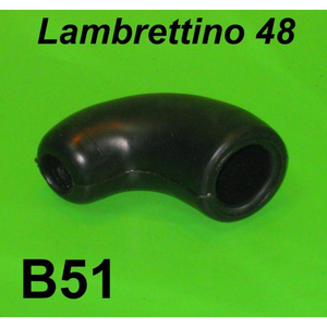 Lambrettino 48 Motorcycle Air Intakes Durable <b>Rubber</b> Air Filter <b>Hose</b> - Product Image 1