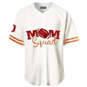 OEM de moda de alta calidad Jersey al por mayor de lentejuelas personalizado día del juego equipo de texto mujeres Jersey - Product Image 5