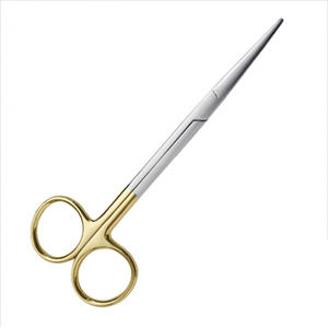 Premium Quality 115 mm Straight & Curved <b>Gum</b> Scissors Stainless Steel Manual Power Basis Instrument For Surgical Use - Product Image 1