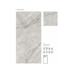 Carreaux de sol émaillés en porcelaine de haute qualité 1200x2400mm finition mate brillante polie Design moderne pour une utilisation intérieure des repas - Product Image 1