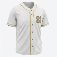 Maillot de baseball pour hommes, tissu élégant et durable, idéal pour les activités sportives et l'entraînement quotidien.