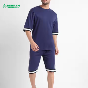 เสื้อยืดโอเวอร์ไซส์ทรงบ็อกซี่คุณภาพสูงจากโรงงานผู้ผลิต (OEM) ทรงหลวม ผ้าหนา 100% คอตตอน สีดำ/ขาว พิมพ์ลาย แต่งขอบตัดสี เสื้อยืดผู้ชาย - Product Image 6