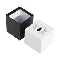 Boîte-cadeau de luxe personnalisée avec logo 2cm d'emballage en carton ondulé rigide matériaux recyclés impression en relief