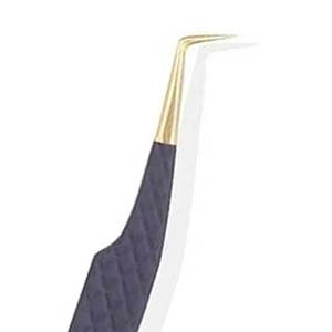 Pinzas Profesionales Antiestáticas de Acero Inoxidable para Extensión de Pestañas con Empaque y Logotipo Personalizables - Product Image 5