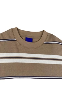 เสื้อสเวตเตอร์แบบสวมหัวคอกลมแขนยาวเปิดไหล่ตกสีทรงโอเวอร์ไซส์สำหรับผู้หญิง - Product Image 6