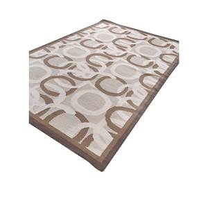 Alfombras de Lana Tejidas Planas Alhambra Ivory, Diseño Geométrico Kilim, Hechas a Mano, Rectangulares, con Forma de Diamante, para Sala de Estar y Dormitorio-ADWL-13206 - Product Image 2