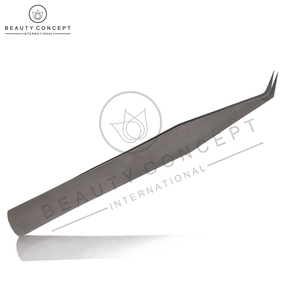 Pinzas de extensión de pestañas de precio competitivo de punta de fibra de acero inoxidable al por mayor por Beauty Concept International - Product Image 2